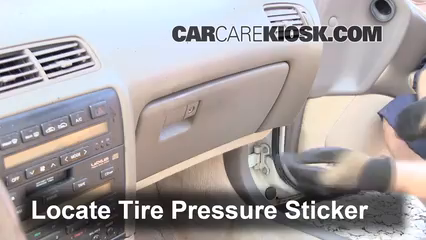 1995 toyota camry tire pressure #6