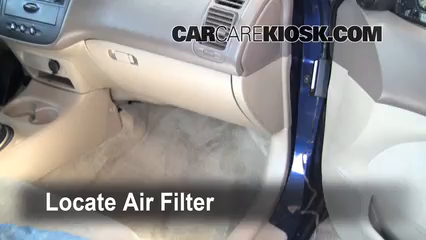 How to change air conditioner filter honda civic #6