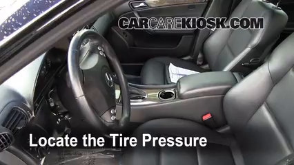Check tyre pressure mercedes #1