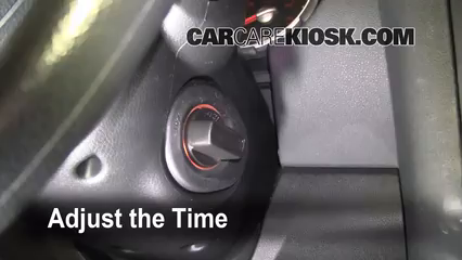 How to set clock on nissan rogue