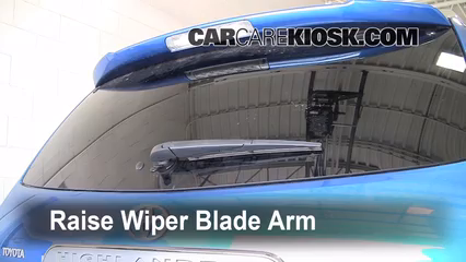 How to change rear wiper blade on toyota highlander
