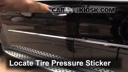 Check tire pressure mercedes
