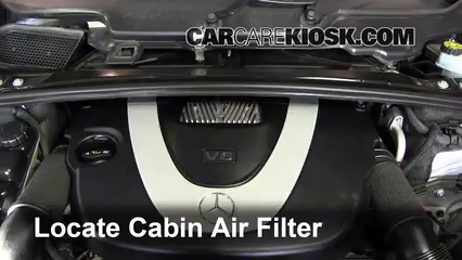 How to change air filter mercedes #4