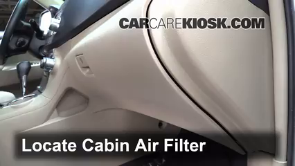 2008-2013 Toyota Highlander Cabin Air Filter Check - 2012 ...