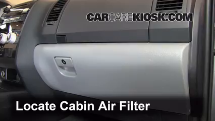 2004 Toyota sequoia cabin air filter