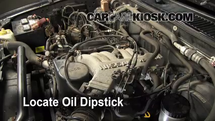 xterra to fluid check how transmission Oil Nissan 1998 Filter 2000) Change   Pathfinder (1996 &