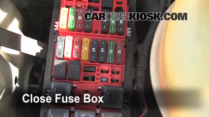 Control de fusible quemado en Ford E-350 Club Wagon 1990 ... 2003 ford econoline e250 fuse box diagram 