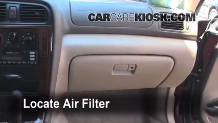 Subaru cabin air filter