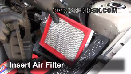 1995-2005 Chevrolet Cavalier Engine Air Filter Check - 2002 Chevrolet ...