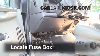 Interior Fuse Box Location: 1999-2007 Ford F-250 Super ... fuse box diagram 1999 ford e150 club 