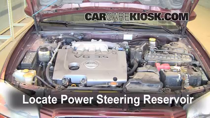 Check Power Steering Level Nissan Sentra (2000-2006) - 2002 Nissan