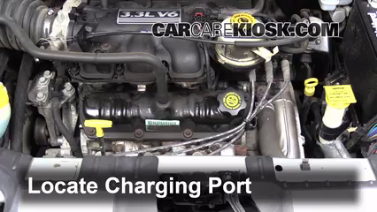 How to Add Refrigerant to a 2001-2004 Dodge Caravan - 2003 ...
