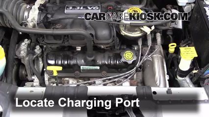 How to Add Refrigerant to a 2001-2004 Dodge Caravan - 2003 Dodge ...