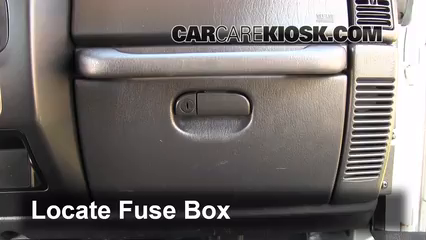 Interior Fuse Box Location: 1997-2006 Jeep Wrangler - 2004 ... jeep tj trailer wiring 