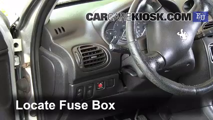 Interior Fuse Box Location: 2000-2005 Peugeot 206 - 2004 ... peugeot 206 xs fuse box 