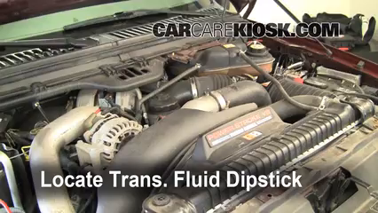 Transmission Fluid Level Check Ford F-250 Super Duty (1999 ... fuse box diagram 2002 ford f 250 sel 