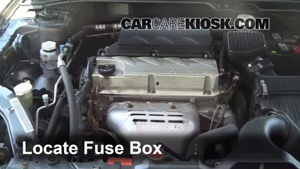 Replace a Fuse: 2004-2012 Mitsubishi Galant - 2005 ... fuse box mitsubishi galant 2004 