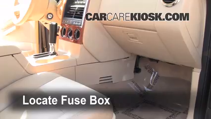 2006-2010 Ford Explorer Interior Fuse Check - 2006 Ford ... blown fuse circuit breaker box 