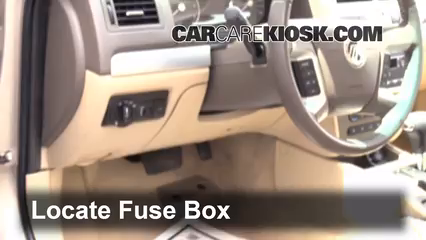 Interior Fuse Box Location: 2006-2011 Mercury Milan - 2007 ... 07 ford fusion fuse box panel diagram 