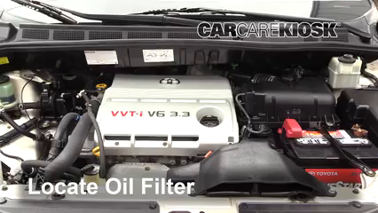 Oil & Filter Change Toyota Sienna (2004-2010) - 2006 ...