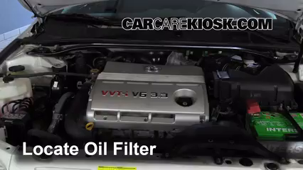 Oil & Filter Change Toyota Solara (2004-2008) - 2006 Toyota Solara SLE ...