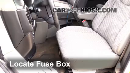 Interior Fuse Box Location: 1996-2014 Chevrolet Express 3500 - 2007