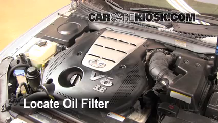 Oil & Filter Change Hyundai Sonata (2006-2010) - 2008 Hyundai Sonata
