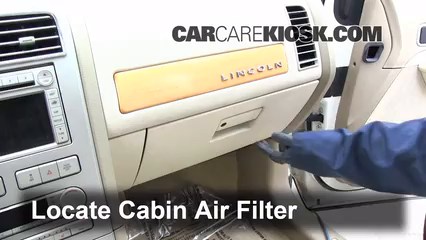 Cabin Filter Replacement: Lincoln MKX 2007-2014 - 2007 ... lincoln mkx fuse box location 