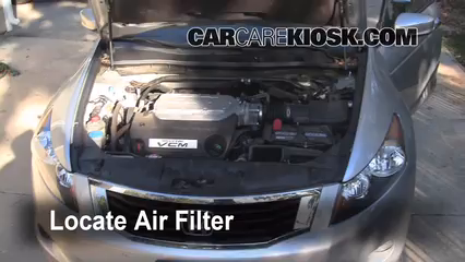 2008-2012 Honda Accord Engine Air Filter Check - 2008 ... 2008-2012 Honda Accord Engine Air Filter Check - 2008 ...