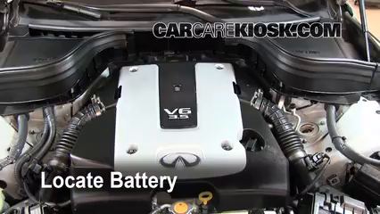 Battery Replacement: 2008-2012 Infiniti EX35 - 2008 Infiniti EX35 ...