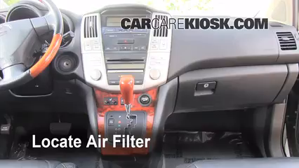 Cabin Filter Replacement: Lexus RX350 2004-2009 - 2008 ... Cabin Filter Replacement: Lexus RX350 2004-2009 - 2008 ...