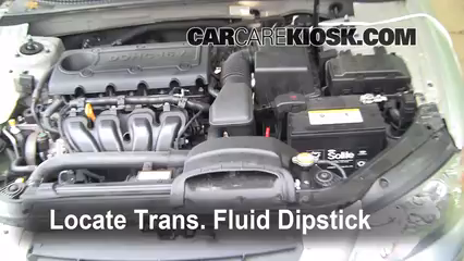 Add Transmission Fluid: 2006-2010 Hyundai Sonata - 2009 Hyundai Sonata