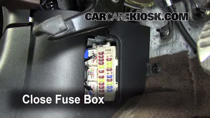 Interior Fuse Box Location: 2009-2013 Infiniti FX50 - 2009 ... fuse box for saturn ion 2003 