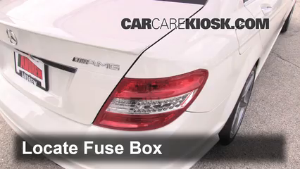 Interior Fuse Box Location: 2008-2015 Mercedes-Benz C250 - 2013 Mercedes-Benz C250 Luxury 1.8L 4 ...