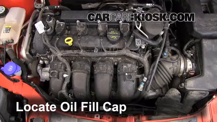 Oil & Filter Change Ford Focus (2012-2016) - 2012 Ford ... open fuse box honda crv 2007 