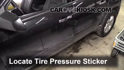 Properly Check Tire Pressure: GMC Acadia (2007-2013 ...