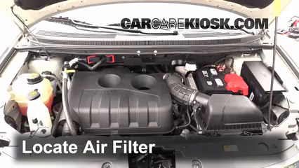 2011-2014 Ford Edge Engine Air Filter Check - 2013 Ford Edge SE 2.0L 4