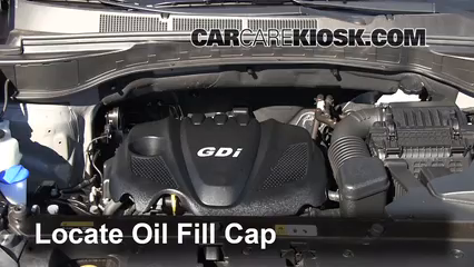 oil filter hyundai fe santa sport change 4l