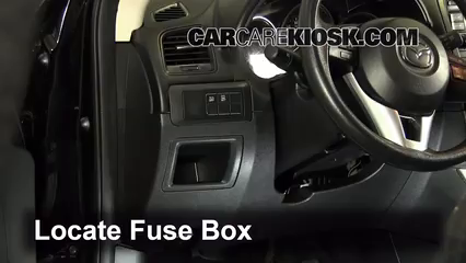 Interior Fuse Box Location: 2013-2014 Mazda CX-5 - 2013 ... mazda mx 3 fuse box 